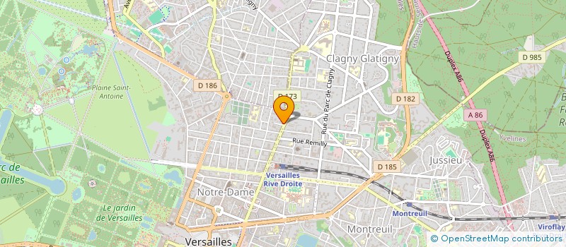 localisation de l'entreprise TRAPPY BLOG à VERSAILLES