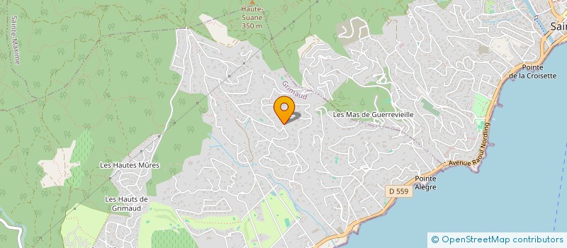 localisation de l'entreprise TRAQUATRE  GRIMAUD