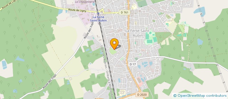localisation de l'entreprise TRAQUENARD PROD à LA FERTE-SAINT-AUBIN