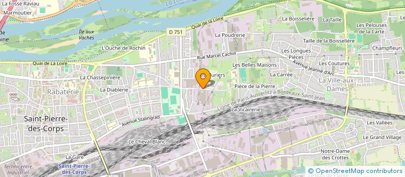 localisation de l'entreprise TRAQUEUR DE FUITES .COM  SAINT-PIERRE-DES-CORPS