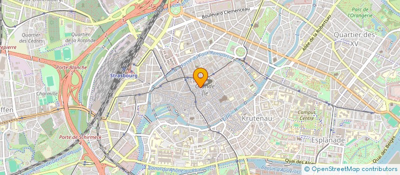 localisation de l'entreprise TRASCO-SAR (SOCIETE ALSACIENNE DE RESTAURATION) à STRASBOURG