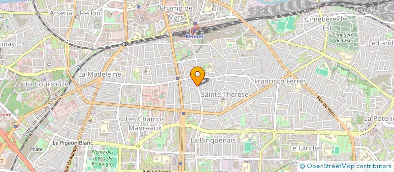 localisation de l'entreprise TRASH SIDE  RENNES