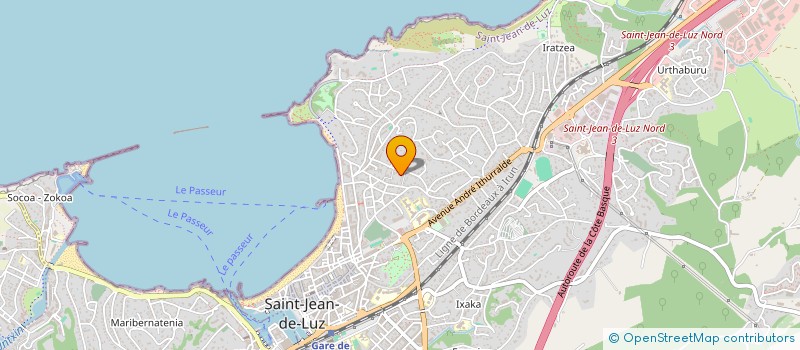 localisation de l'entreprise TRASHING CULTUR à SAINT-JEAN-DE-LUZ