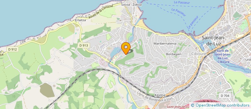 localisation de l'entreprise TRASHING PROD à SAINT-JEAN-DE-LUZ