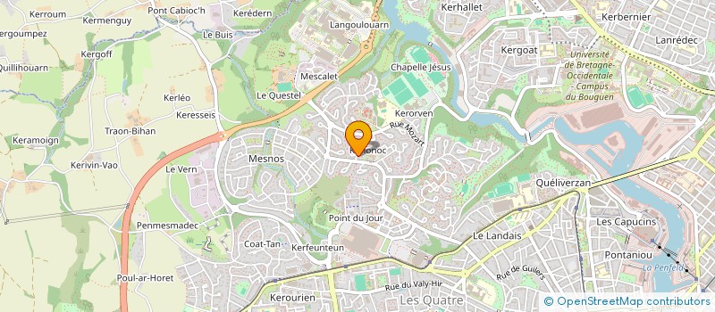 localisation de l'entreprise TRASK à BREST