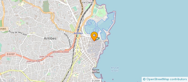localisation de l'entreprise TRASTOUR MARINE ELECTRICITE à ANTIBES