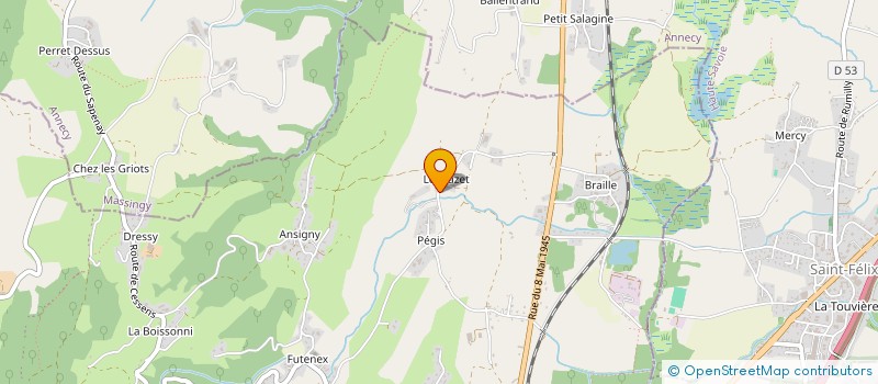 localisation de l'entreprise TRATTORIA CAFFE  CHAMBERY