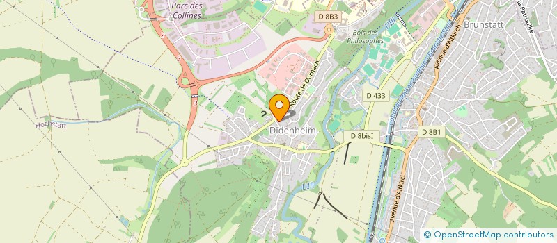 localisation de l'entreprise TRATTORIA DOMI à BRUNSTATT-DIDENHEIM
