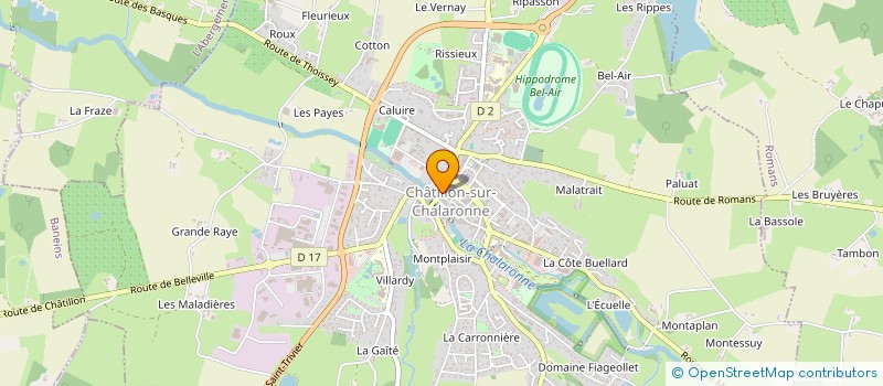 localisation de l'entreprise TRATTORIA MARIA à CHATILLON-SUR-CHALARONNE