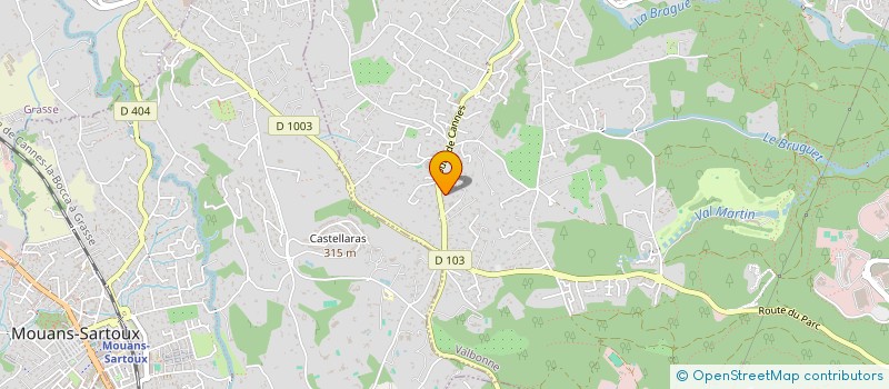 localisation de l'entreprise TRATTORIA QUATTRO  VALBONNE