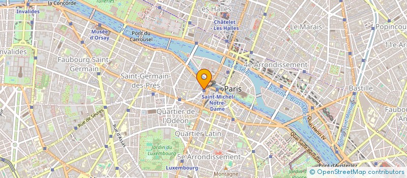 localisation de l'entreprise TRATTORIA SAINT-MICHEL  PARIS