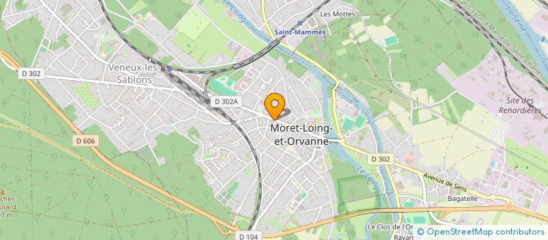 localisation de l'entreprise TRAUB SONIM à MORET-LOING-ET-ORVANNE