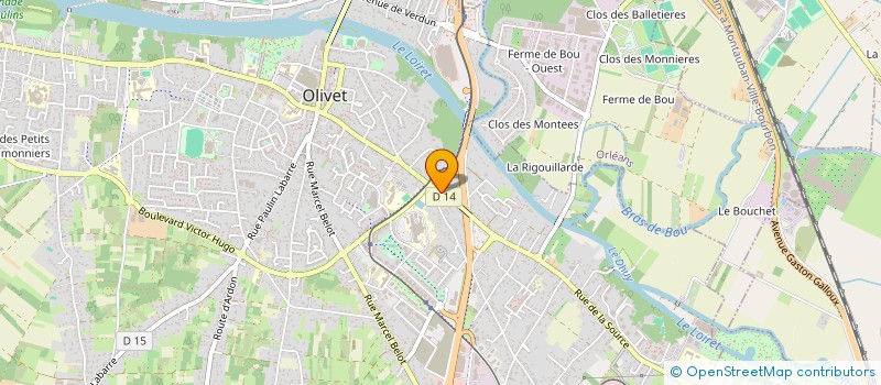 localisation de l'entreprise TRAUBE à OLIVET
