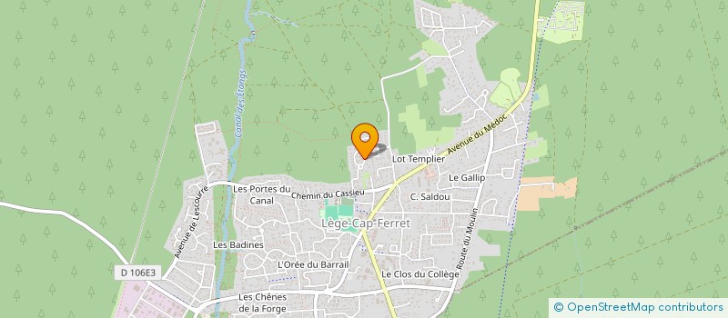 localisation de l'entreprise TRAUMA-LIFE  LEGE-CAP-FERRET