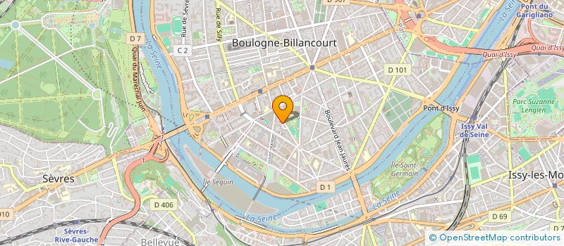 localisation de l'entreprise TRAV-BAT à BOULOGNE-BILLANCOURT