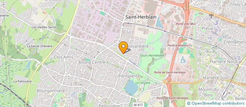 localisation de l'entreprise TRAV ET RENOV à SAINT-HERBLAIN