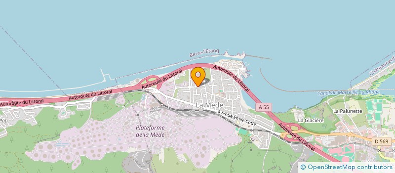 localisation de l'entreprise TRAV OUVRAGES RESEAUX REGULAT ELECT SIGN  CHATEAUNEUF-LES-MARTIGUES