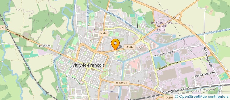 localisation de l'entreprise TRAVA à VITRY-LE-FRANCOIS
