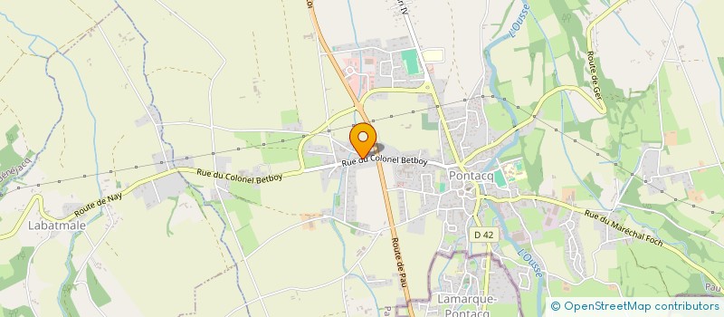 localisation de l'entreprise TRAVAGRI - CAZENAVE & FILS  PONTACQ