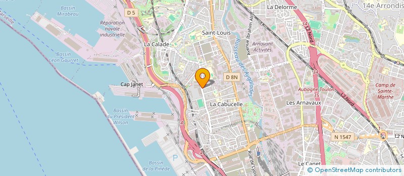 localisation de l'entreprise TRAVAIL AMIANTE REP NAVALE MLLE CONNEXES à MARSEILLE