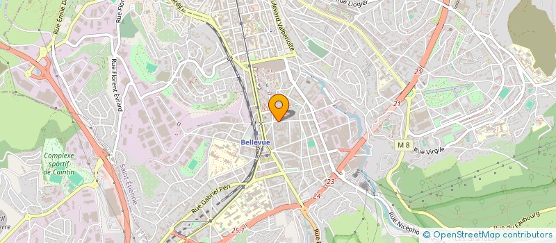 localisation de l'entreprise TRAVAIL ET CULTURE LOIRE  SAINT-ETIENNE