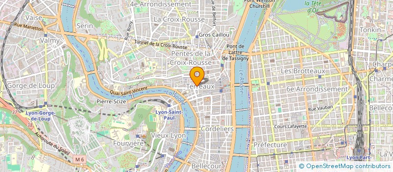 localisation de l'entreprise TRAVAIL ET CULTURE RHONE à LYON