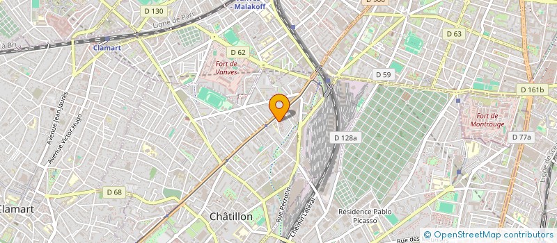 localisation de l'entreprise TRAVAIL ET TEMPS LIBRE  CHATILLON