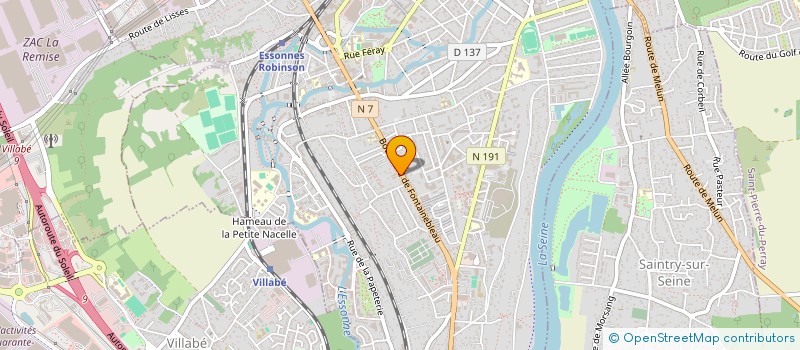 localisation de l'entreprise TRAVAIL HAUTEMENT PROFESSIONNEL à CORBEIL-ESSONNES