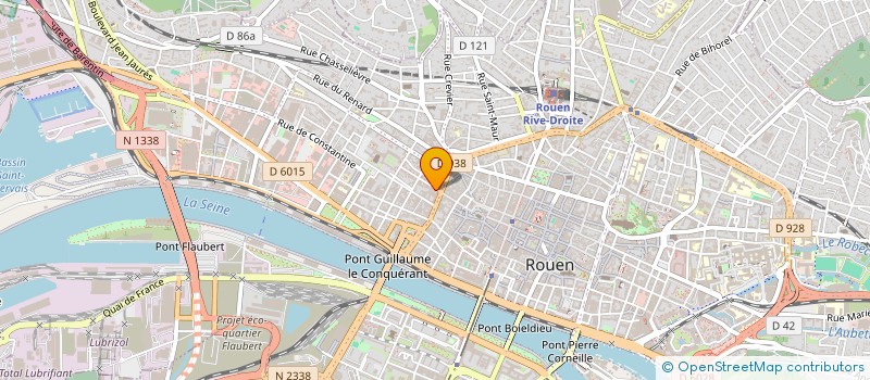 localisation de l'entreprise TRAVAIL & INITIATIVES  ROUEN