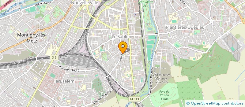 localisation de l'entreprise TRAVAILLER EN MOSELLE à METZ