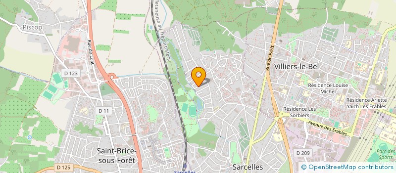 localisation de l'entreprise TRAVAILLEUSE SARCELLOISE CONTRE LE SEXISME & L'HARCELEMENT  SARCELLES