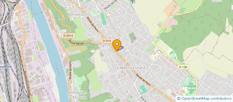 localisation de l'entreprise TRAVAUX AGENCEMENT INTERIEUR à LE MESNIL-ESNARD