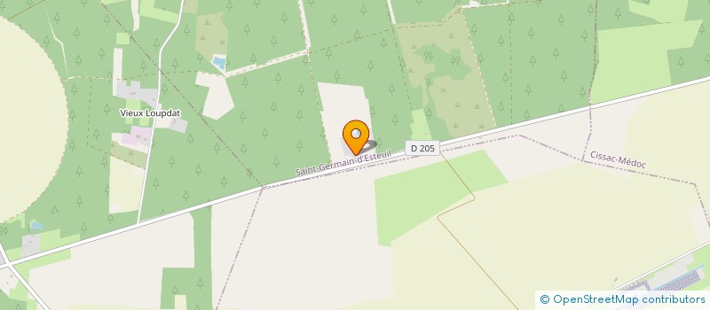 localisation de l'entreprise TRAVAUX AGRICOLES ET FORESTIERS à SAINT GERMAIN D'ESTEUIL