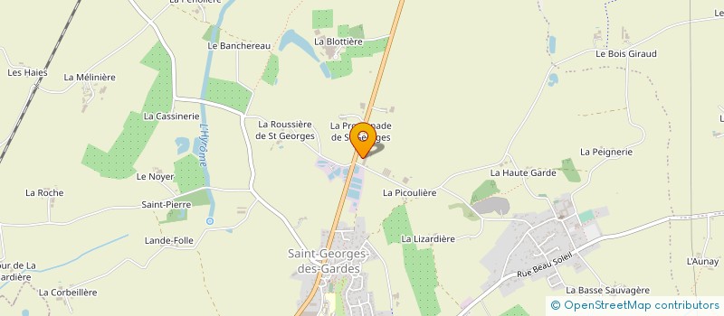localisation de l'entreprise TRAVAUX AGRICOLES ET FORESTIERS à CHEMILLE-EN-ANJOU