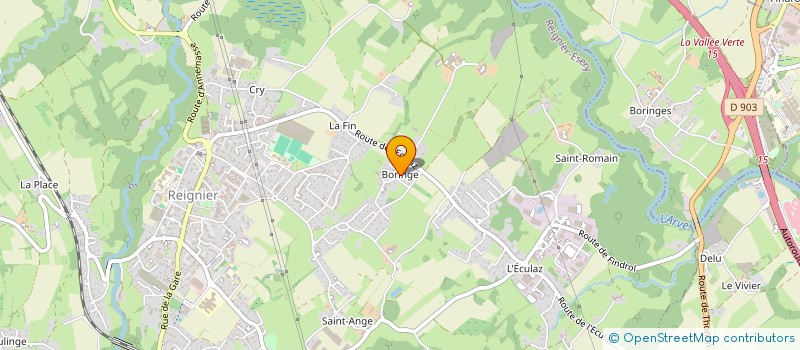 localisation de l'entreprise TRAVAUX AGRICOLES ET FORESTIERS à REIGNIER-ESERY