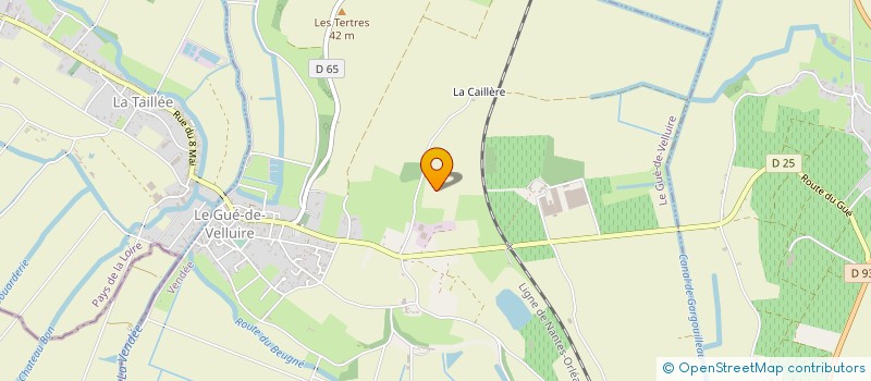 localisation de l'entreprise TRAVAUX AGRICOLES FAIVRE LOUIS ET ROLAND à GUE-DE-VELLUIRE(LE)