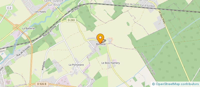 localisation de l'entreprise TRAVAUX AGRICOLES LOUWAGIE à SAINT-SULPICE-SUR-RISLE