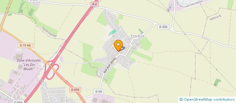 localisation de l'entreprise TRAVAUX AGRICOLES MORELLE à ESTREUX