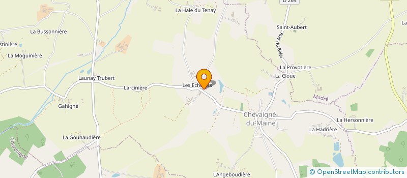 localisation de l'entreprise TRAVAUX AGRICOLES TERRASSEMENTS BROUST à CHEVAIGNE-DU-MAINE