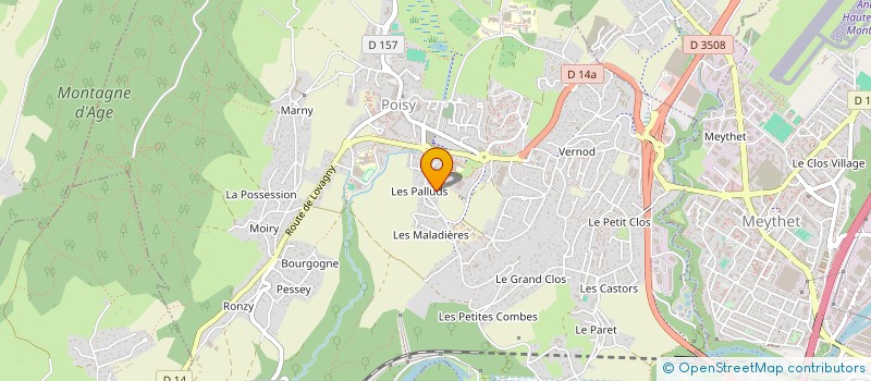 localisation de l'entreprise TRAVAUX AGRICOLES TISSOT JULIEN  POISY