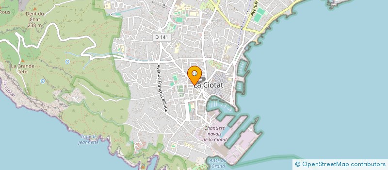 localisation de l'entreprise TRAVAUX AMENAGEMENT ET MAINTENANCE à LA CIOTAT