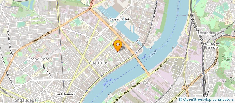 localisation de l'entreprise TRAVAUX AMENAGEMENT SURFACES INDUST à BORDEAUX