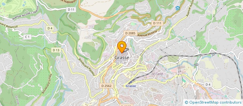 localisation de l'entreprise TRAVAUX AMENAGEMENTS FINITIONS HABITAT  GRASSE