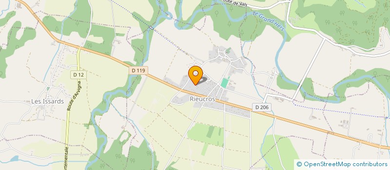 localisation de l'entreprise TRAVAUX ARTISANAT BATIMENT à RIEUCROS