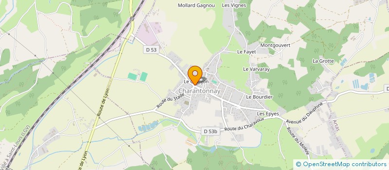 localisation de l'entreprise TRAVAUX ASCENSEUR MARINELLI à CHARANTONNAY
