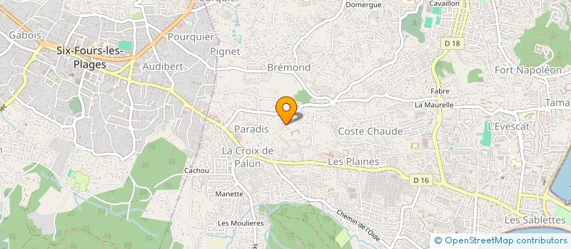 localisation de l'entreprise TRAVAUX AZUR MEDITERRANEEN 83 à LA SEYNE-SUR-MER