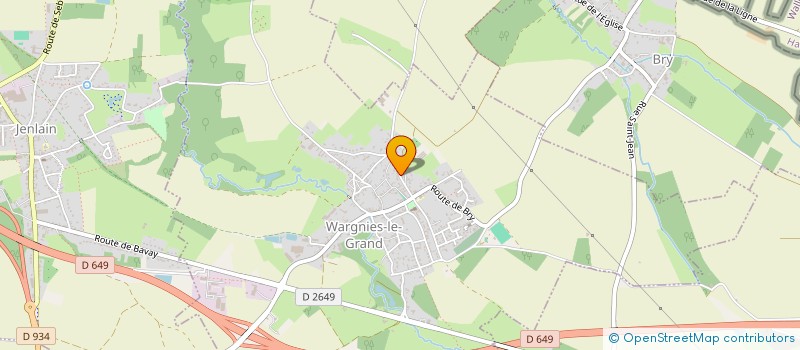 localisation de l'entreprise TRAVAUX BASSET BLARY  WARGNIES-LE-GRAND