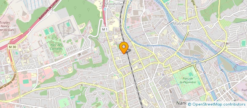 localisation de l'entreprise TRAVAUX BATIMENT COMMERCE  NANCY