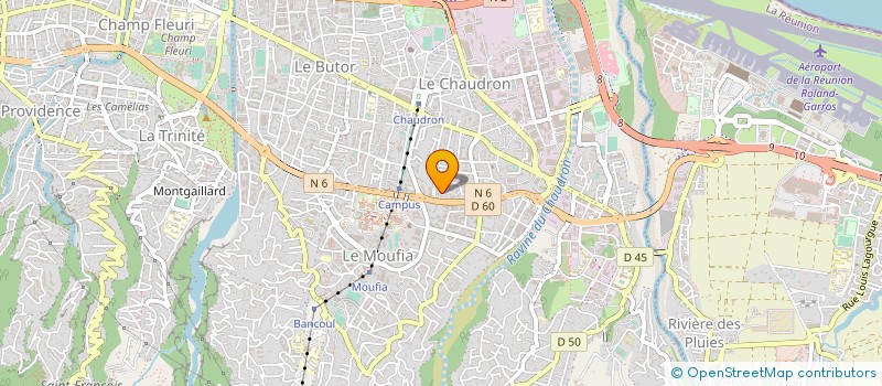 localisation de l'entreprise TRAVAUX BATIMENT MASCAREIGNE  SAINT-DENIS