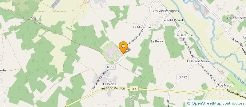 localisation de l'entreprise TRAVAUX BATIMENT SERVICES - TBS à CHAZELLES